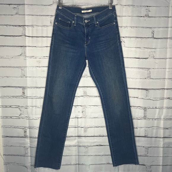 Levi's Denim - Levi’s 312 Shaping Slim Jeans W28 Mid-Rise Figure-Flattering Stretch Denim Y2K